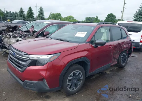 2025 Subaru Forester Premium из США, поврежденный, VIN JF2SLDDC1SH443209